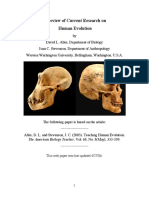 Alles Revision Conocimiento Fosil Evolucion Humana