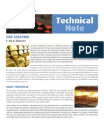 Fire Assay Technical Note 2012