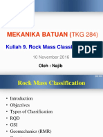 Rockmass Classification