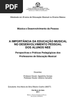Educação Musical No Desenvolvimento Das Crianças NEE