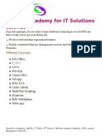 Spurthy Academy For IT Solutions (Saits)