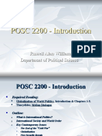 POSC 2200 - Introduction