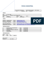 Dados Cadastrais da Empresa DMC Usinagem