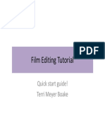 Film Editing Tutorial