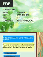 Download Persamaan Kuadrat Power Point by powerenjersakhwat SN34487581 doc pdf