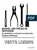 VERTS LOISIRS Parts List