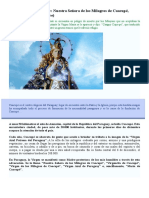 La Patrona de Paraguay: Nuestra Señora de los Milagros de Caacupé