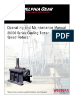 Operating and Maintenance Manual: 20000 Series Cooling Tower Speed Reducer