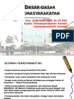 SEJARAH PEMASYARAKATAN