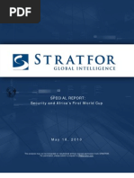 Security and Africa's First World Cup 