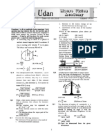 XII JEE Advance Paper 2 PCM Class Test May 2016 Solutions