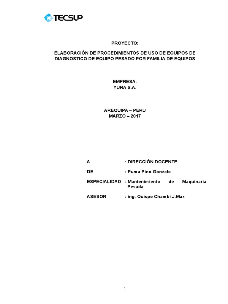 Informe Pasantias Para TECSUP Herramientas Cemento