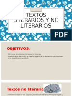 Textos Literarios y No Literarios