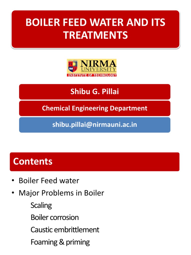 Boiler Feed Water and Its Treatments 1 PDF Sodium Hydroxide Boiler