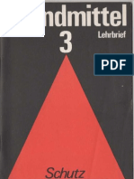 Brandmittel Lehrbrief 3 - Schutz vor Brandmitteln - H.J. Töpfer - 1983