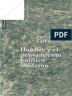 ZARKA Hobbes y El Pensamiento Politico Moderno PDF