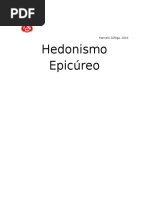 hedonismo epicúreo