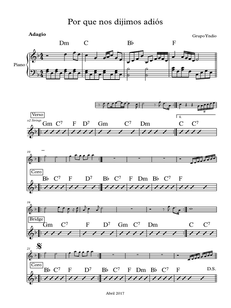 Grupo Yndio Por Que Nos Dijimos Adiós Pdf