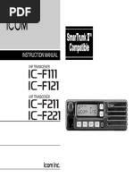 IC-F111 F121 F211 F221 Instruction Manual