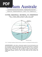 Sistema Equatorial Universal de Coordenadas