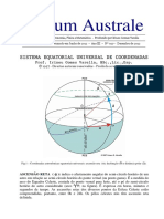 Sistema Equatorial Universal de Coordenadas