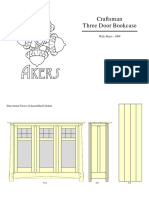 Three Door Bookcase PDF