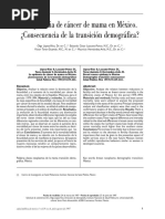 Cancer de Mama en Mexico
