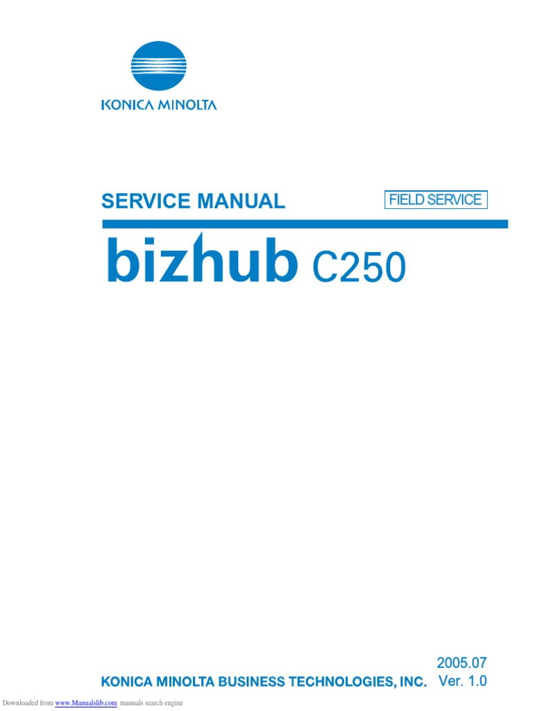 Bizhub c250 | Electrical Connector | Ac Power Plugs And Sockets | Free