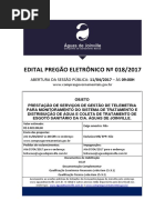 Pregao Eletronico 0182017 Edital Pe 018-17-1465 Aguas de Joinville