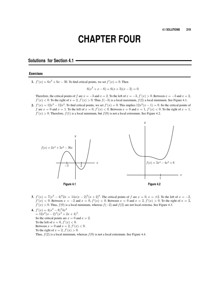 Chap4 Sols Pdf Maxima And Minima Functions And Mappings