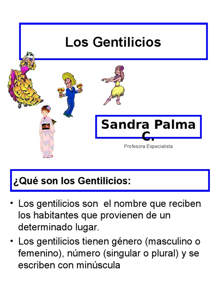 Ejemplos De Gentilicios _ Ejemplos de gentilicios – XAQYH