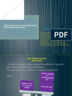 Methodologies For Purchased Software Packages: Sistem Informasi Manajemen Kelompok II