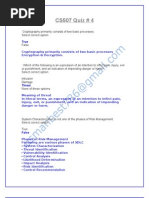 CS507 Quiz # 4 Solved by Usman