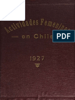 Actividades Femeninas en Chile Sara Guerín (1927, 50 Años Decreto Amunategui)