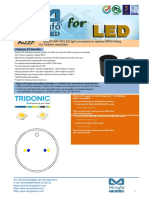 BuLED-30F-TRI LED Light Accessory To Replace MR16 Fitting For Tridonic Modulars