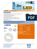 BuLED-50E-LUME LED Light Accessory To Replace MR16 Fitting For Lumens Modulars