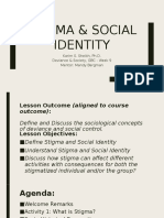 Stigma & Social Identity - Mini-Presentation