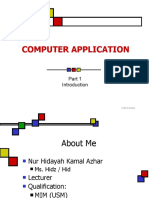 MTS113 - Computer Application