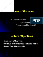 Diseases of The Veins: Dr. Pisake Boontham M.D., Ph.D. Department of Surgery Phramongkutklao Hospital
