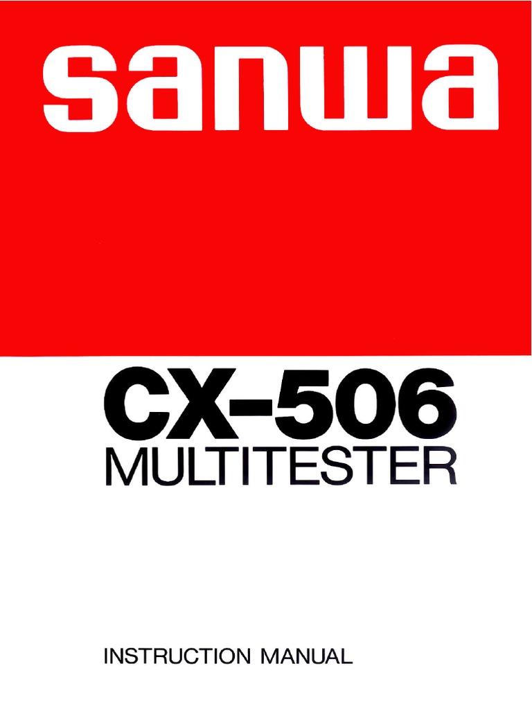 SANWA PC5000(E) Specifications Document | PDF