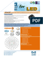 EtraLED-OSR-130100 Osram Modular Passive Star LED Heat Sink Φ130mm