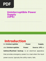 Uninterruptible Power Supply (UPS)