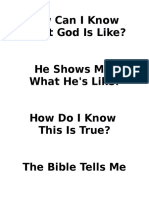 How Can I Know What God Is Like?