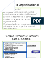  El Cambio Organizacional