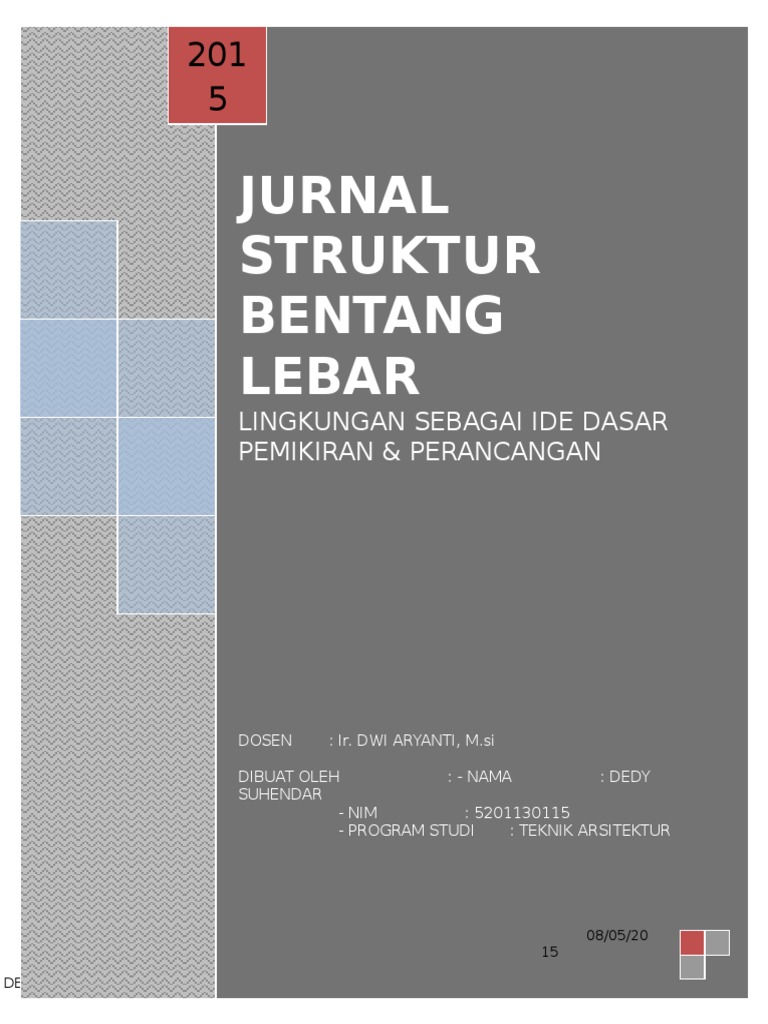 Jurnal Struktur Bentang Lebar