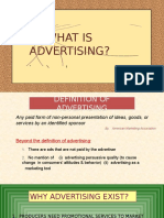 # What Is Advertising