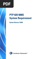 PTP820 NMS - System Rquirement - R15A00