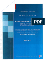 Guía de Valoración de daño psíquico en personas adultas víctimas de violencia intencional.2016