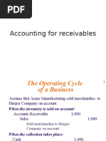 Accounting For Receivables 1