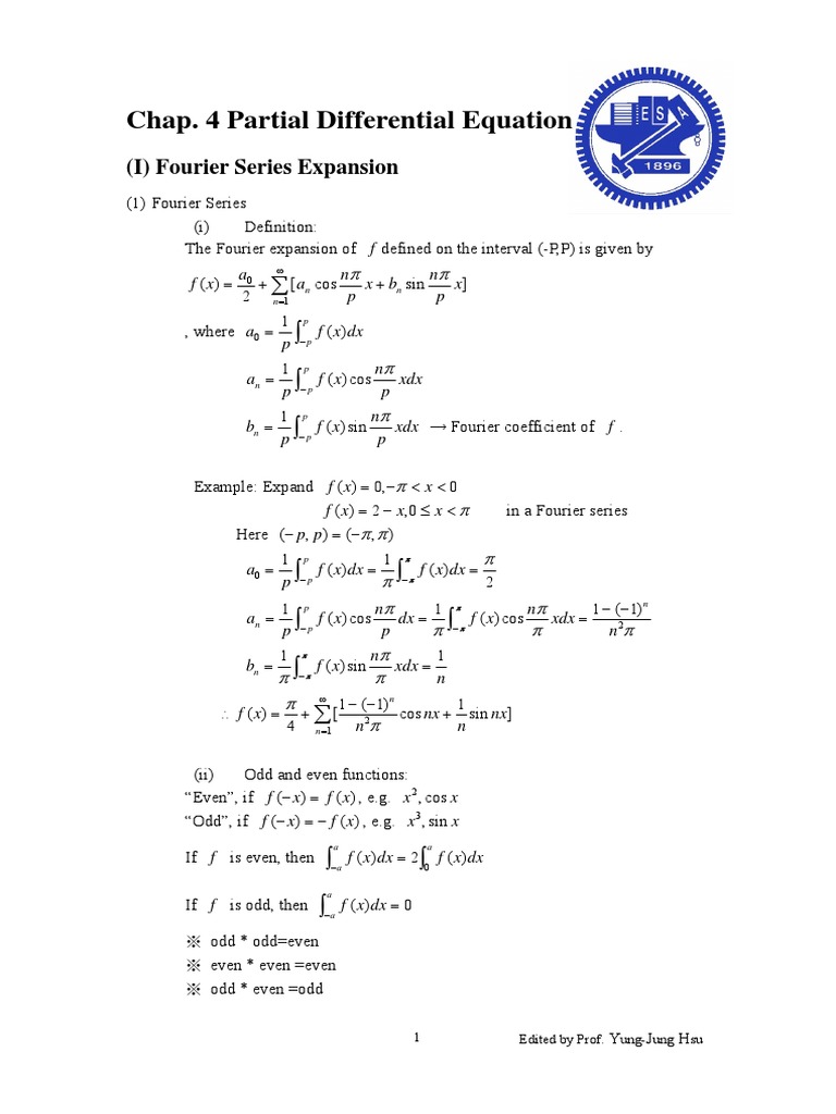 Fourier Series PDE Heat Equation | PDF | Differential Calculus | Logic